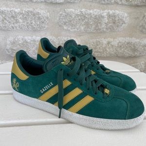 Adidas Notre Dame Gazelle Sneakers Green Suede